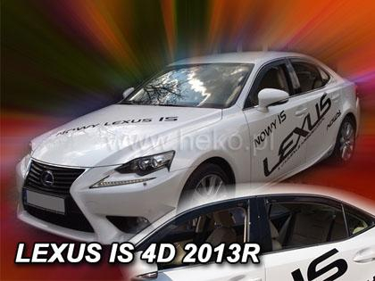 Deflektory-ofuky oken Lexus IS III + zadní
