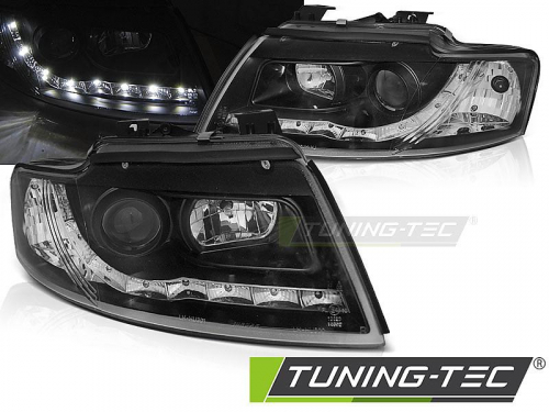 Přední světla Audi A4 B6 Cabrio LED černá