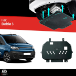 Ocelový kryt pod motor (2mm) Fiat Doblo