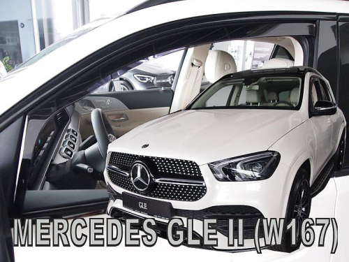 Deflektory-ofuky oken pro Mercedes GLS II X167 - přední