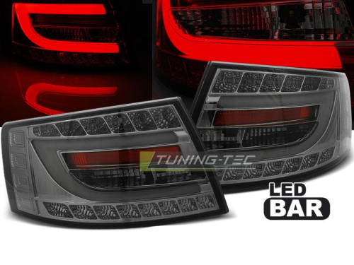 Zadní LED světla Audi A6 sedan - chrom-kouřové