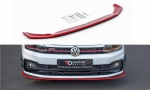 Spoiler předního nárazníku v2 VW Polo MK6 GTI