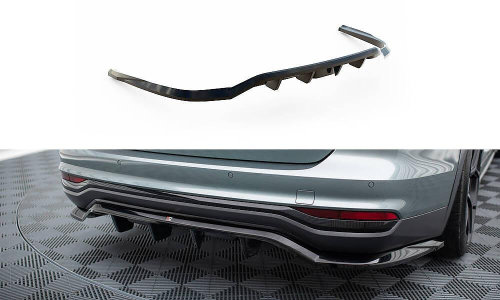 Zadní spoiler nárazníku Audi A6 Allroad C8, s žebrováním