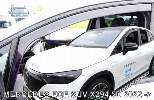 Deflektory-ofuky oken pro Mercedes EQE X294 - přední