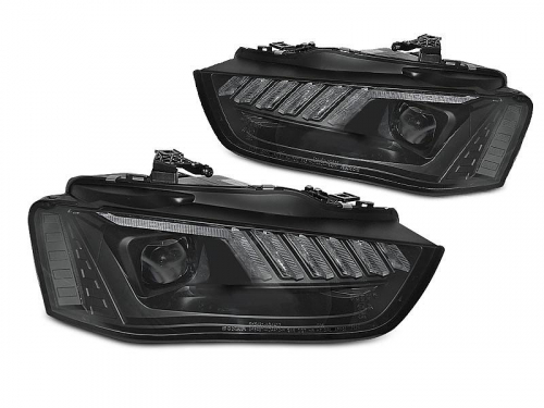 XENON přední světlomety Audi A4 B8, sekvenční blinkr, denní svícení - černé