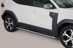 Boční nerezové nášlapy DACIA DUSTER III - oválné