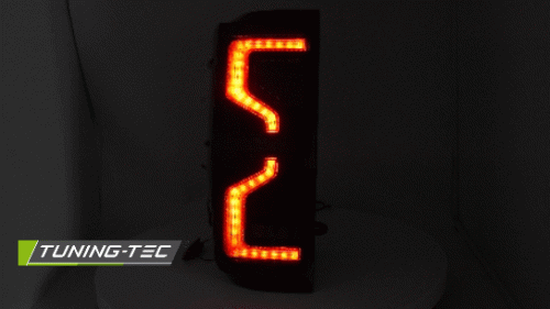 Zadní LED světla s dynamickým blikačem pro Ford Ranger V - kouřové provedení