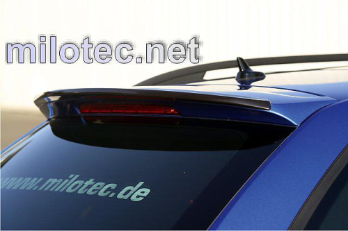 Převlek originálního spoileru Škoda Octavia III RS Combi - černý lesklý "klavírlak"