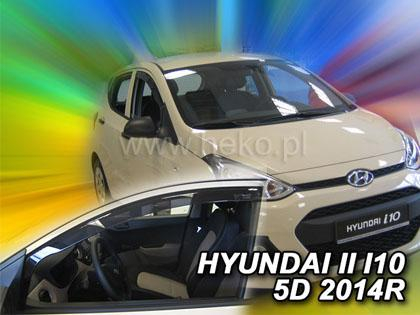 Deflektory-ofuky oken Hyundai i10 II 5-dvéř.