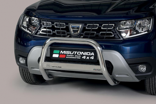 Nerezový přední ochranný rám Dacia Duster 2018, 63mm