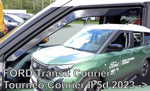 Deflektory-ofuky oken Ford Transit / Tourneo Courier 5dvéř.