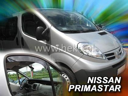 Deflektory-ofuky oken Nissan Primastar II - krátké