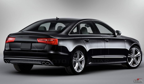 Nerez + ABS lišty dveří AUDI A6 4G(C7)