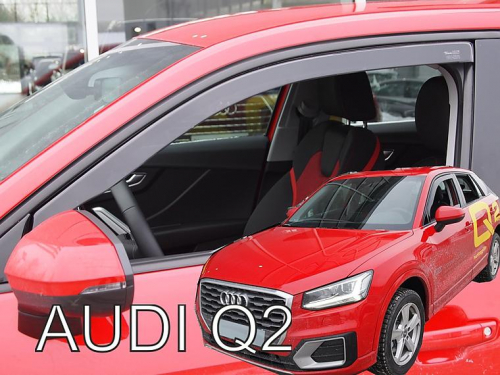 Deflektory-ofuky oken Audi Q2 - přední