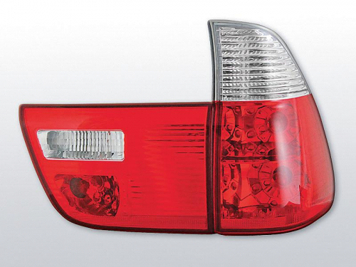 Zadní světla BMW X5 červeno/čirá