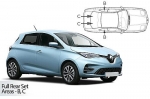 Sluneční clony CarShades Renault Zoe Hatchback, 5dvéř.