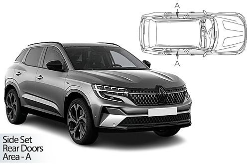 Sluneční clony CarShades Renault Austral - boční