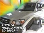 Deflektory-ofuky oken Toyota Highlander USA