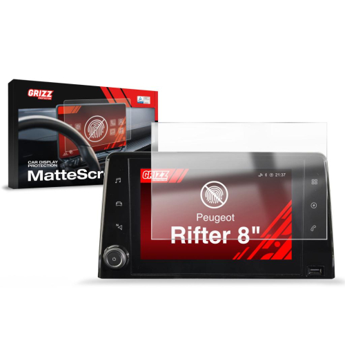 Matná folie na LCD display navigace Peugeot Rifter
