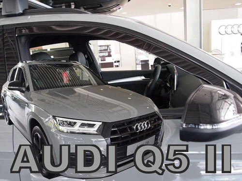Deflektory-ofuky oken Audi Q5 II přední