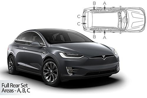 Sluneční clony CarShades TESLA Model X 5-dvéř.