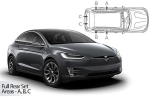 Sluneční clony CarShades TESLA Model X 5-dvéř.