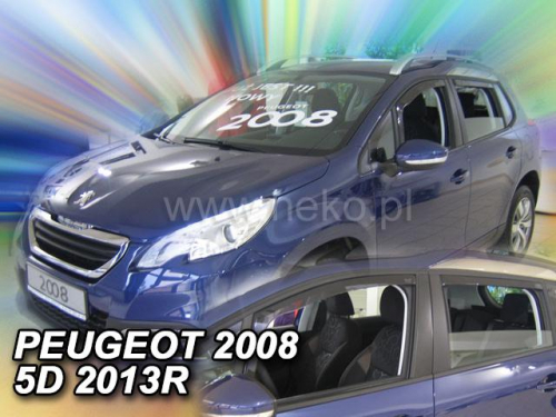 Deflektory-ofuky oken Peugeot 2008 I