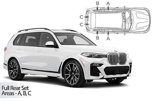 Sluneční clony CarShades BMW X7 G07 - 8 ks