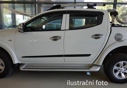 Plastové lišty dveří - venkovní SsangYong Musso