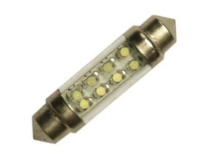 LED autožárovka sufit 39/42mm - bílá