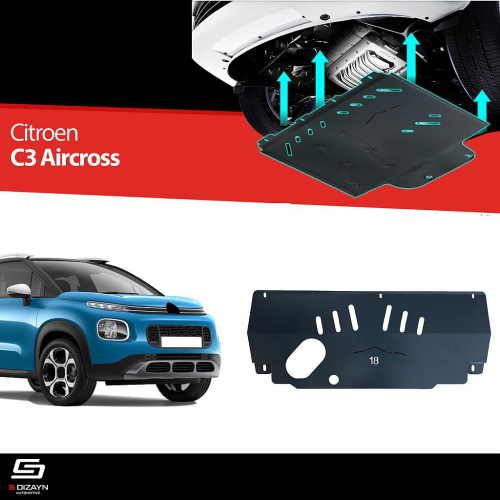Ocelový kryt pod motor (2mm) Citroen C3 Air Cross