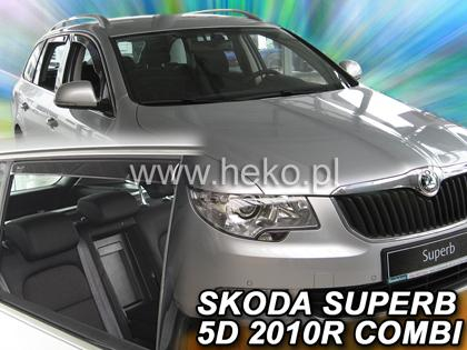 Deflektory-ofuky oken Škoda Superb II kombi