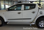 Plastové lišty dveří - venkovní Mitsubishi L200