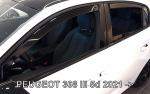 Deflektory-ofuky oken Peugeot 308 III 5dvéř. hatchback (+zadní)