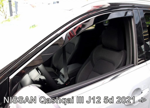 Deflektory-ofuky oken Nissan Qashqai