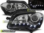 Přední světla černá Devil Eyes Volkswagen Touran GP