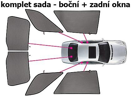 Sluneční clony CarShades FORD S-MAX, 5-dvéř.