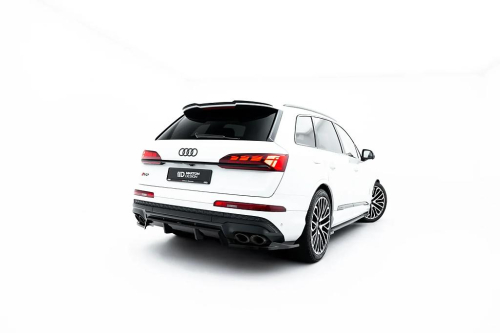 Zadní spoiler nárazníku Audi SQ7 Mk2 Facelift 2 s žebrováním