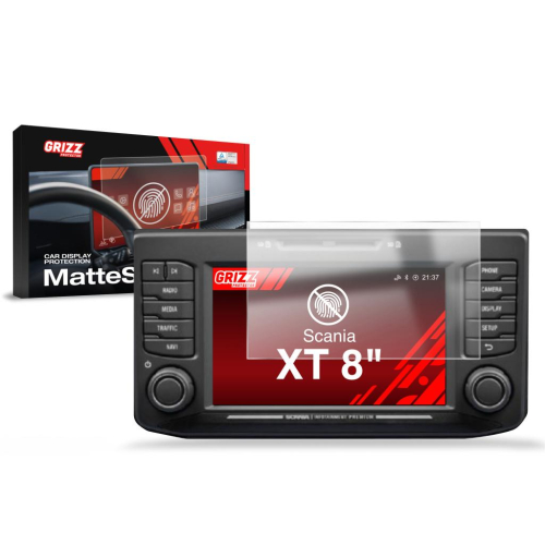 Matná folie na LCD display navigace Scania XT