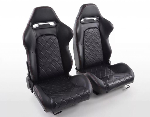 Sportovní sedačky FK Automotive Dallas černá