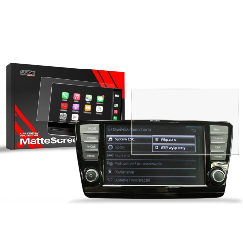 Matná folie na LCD display navigace Škoda Octavia 3