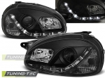 Přední světla černá Devil Eyes Opel Corsa / Combo