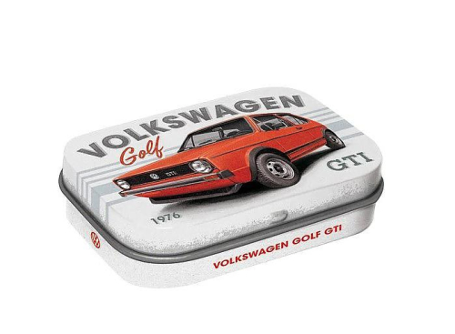 Plechová krabička s mentolkami Mint Box Volkswagen Golf GTI