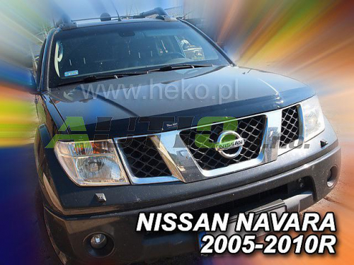 Plexi lišta přední kapoty Nissan Navara III