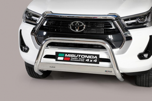 Nerezový přední ochranný rám 63mm Toyota Hilux VIII 2020 facelift