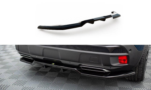 Zadní spoiler nárazníku Peugeot 3008 GT-Line Mk2 Facelift, s žebrováním