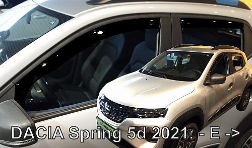 Deflektory-ofuky oken Dacia Spring Electric 5dvéř. (+ zadní)