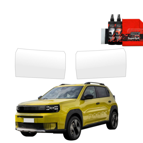 Ochranná folie GRIZZ na přední světlomety Fiat Grande Panda