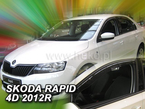 Deflektory-ofuky oken Škoda Rapid