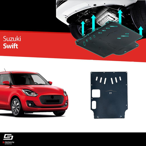 Ocelový kryt pod motor (2mm) Suzuki Swift IV